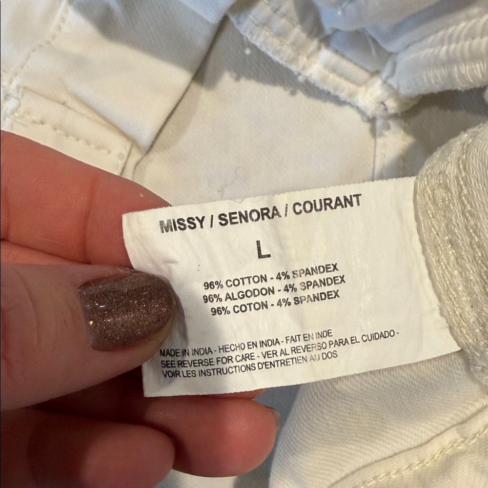 Vintage America Blue | Classic Jean Jacket | Cream | Size Large - Picture 8 of 8